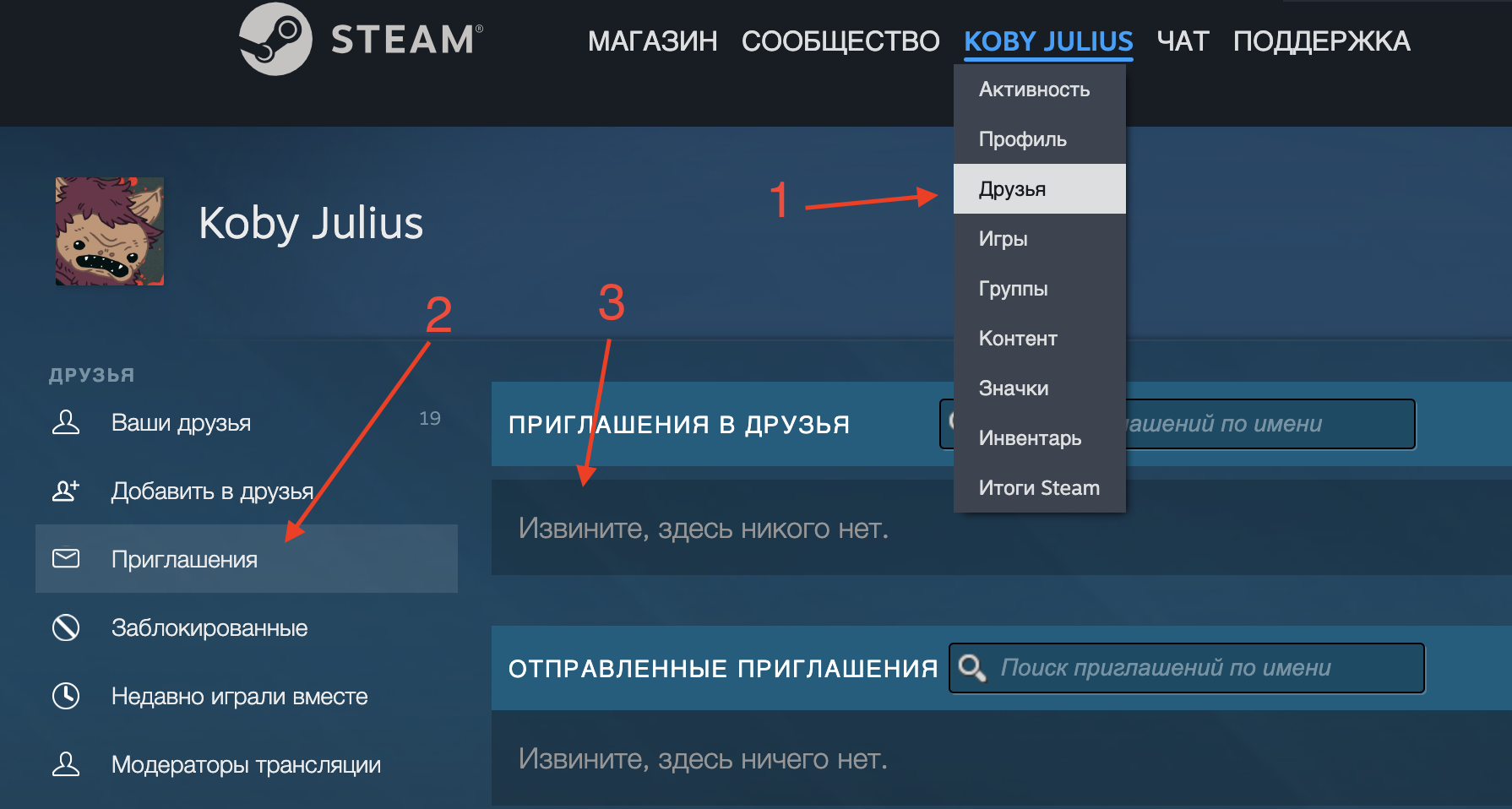 Как принять приглашение в друзья от бота в Steam